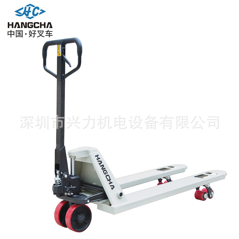杭叉 杭州叉车 HC1手动叉车手动托板车搬运车2吨地牛托盘液压叉车