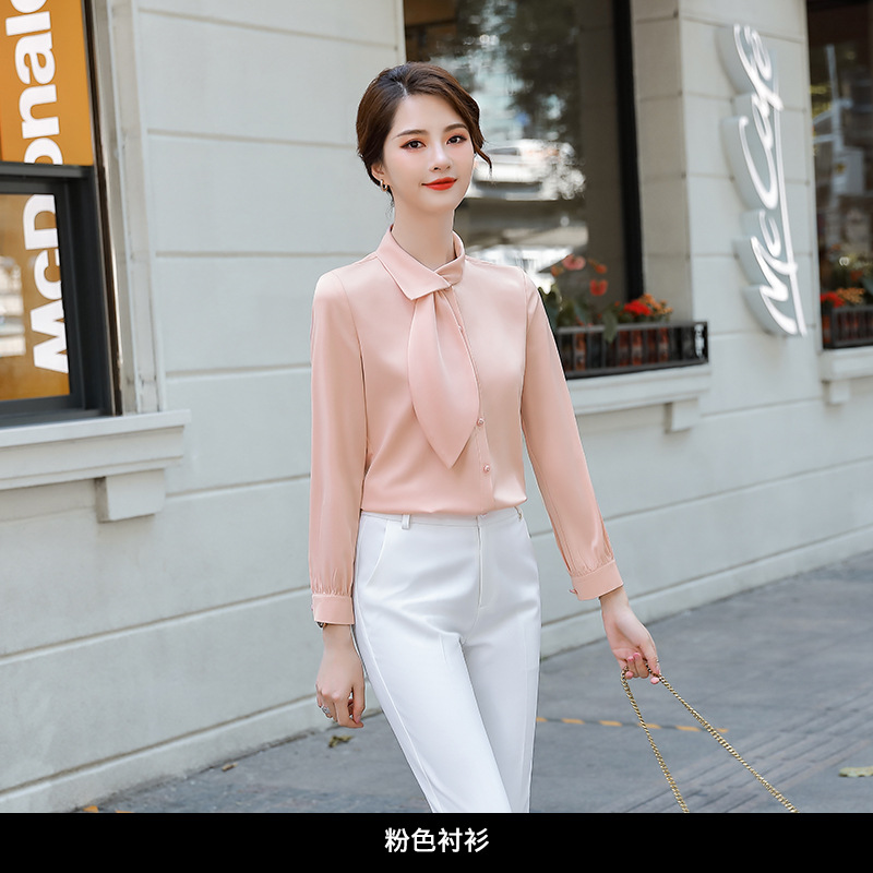 원피스 핑크 셔츠