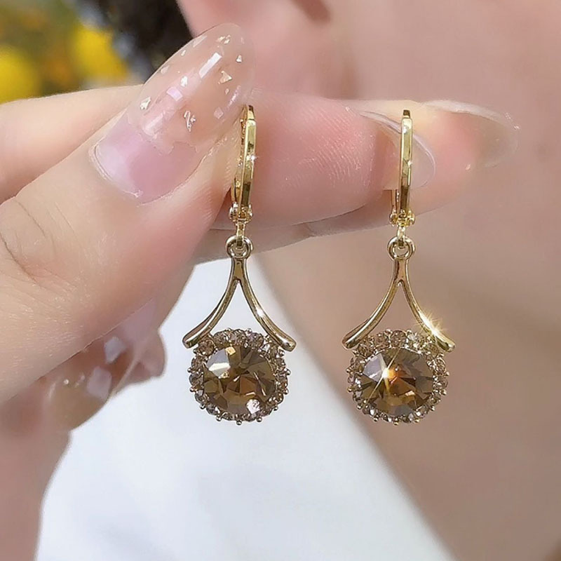 Retro crystal earings