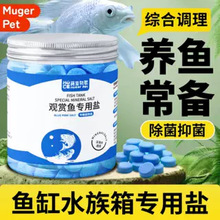 鱼缸专用盐水族观赏鱼净水通用海盐杀菌抗菌盐鱼盐黄粉盐水质消毒