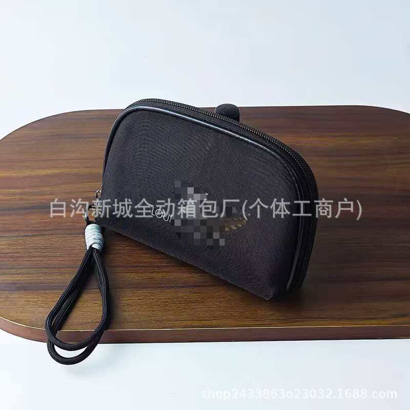 Wholesale Foreign Trade Mesh Semi-Transparent Cosmetic Bag, Unisex Daily Lightweight Toiletry Bag, Handheld Storage Bag