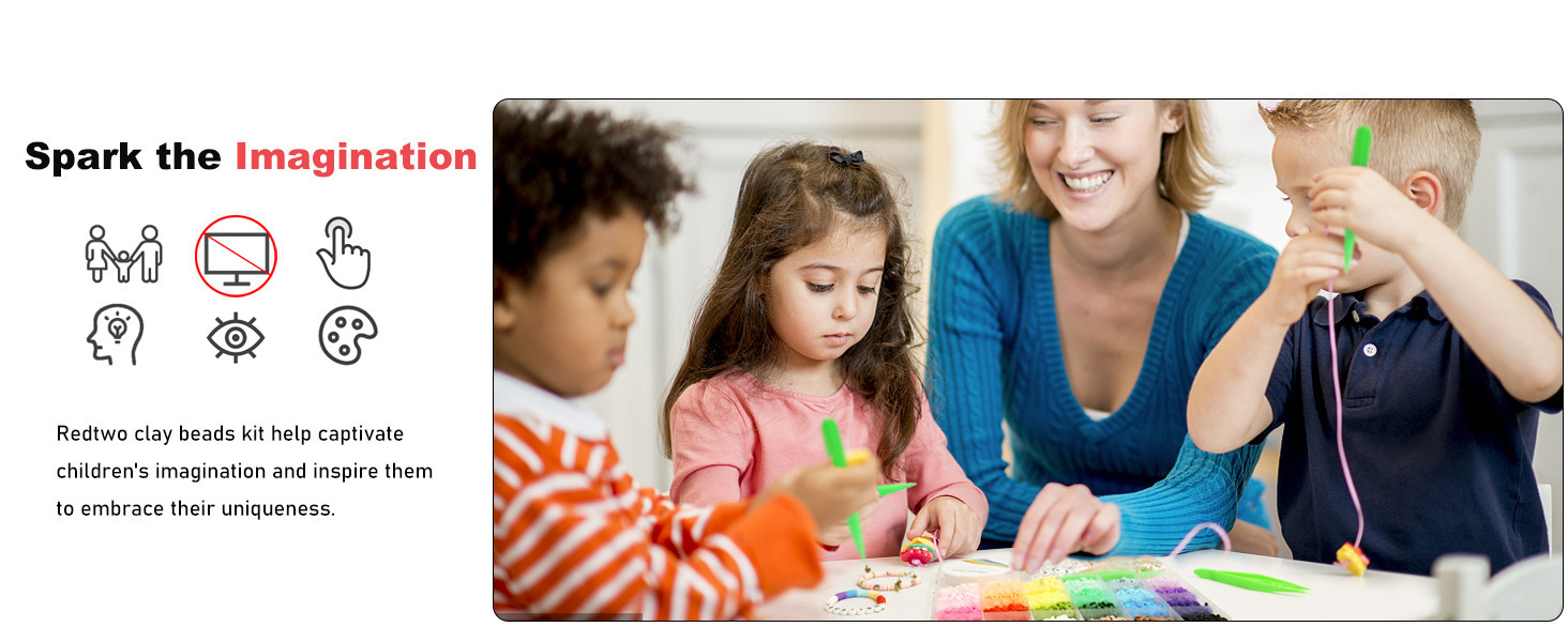 Clay Beads Bracelet Making Kit