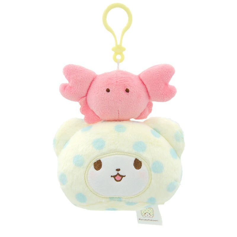 Плюшевый кулон Sanrio Hello Kitty, лицензионный талисман для сумки, плюшевый брелок, случайный цвет