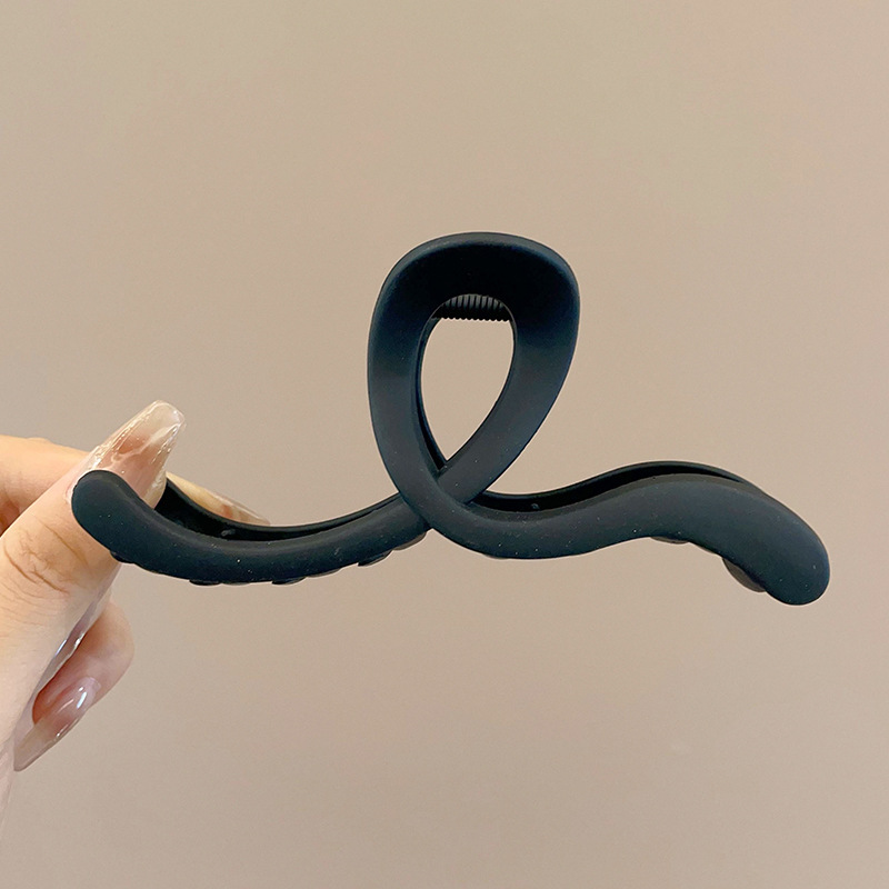 Pinza de agarre simple y versátil de temperamento, clip de tiburón grande, horquilla, pinza para el cabello de alta calidad para mujer, clip para el cabello en la parte posterior de la cabeza, accesorios para el cabello al por mayor