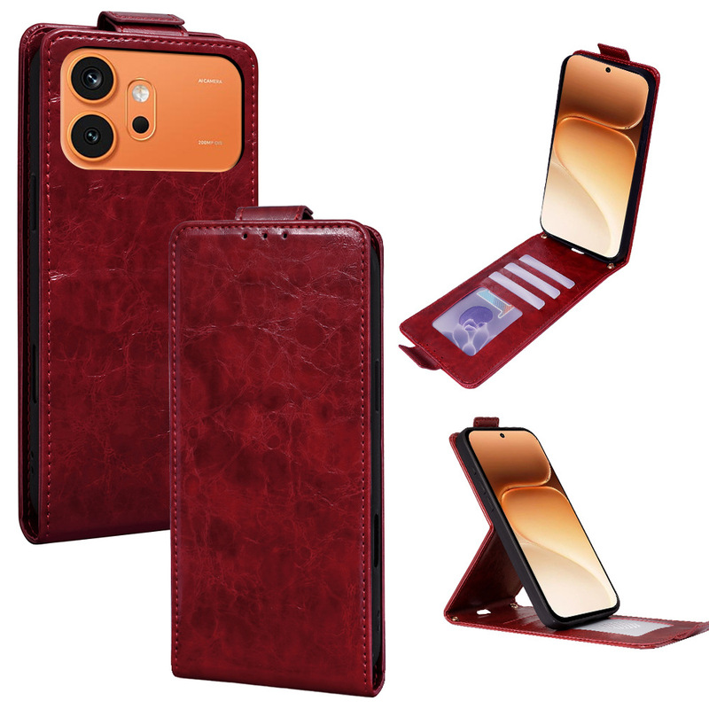 Suitable for Honor 600 Flip-Up Phone Case, Win Turbo Card-Inserting Wallet-Style Magic8 Full-Cover Oil-Waxed Leather Case Suitable for Honor 600 Flip-Up Phone Case, Win Turbo Card-Inserting Wallet-Style Magic8 Full-Cover Oil-Waxed Leather Case