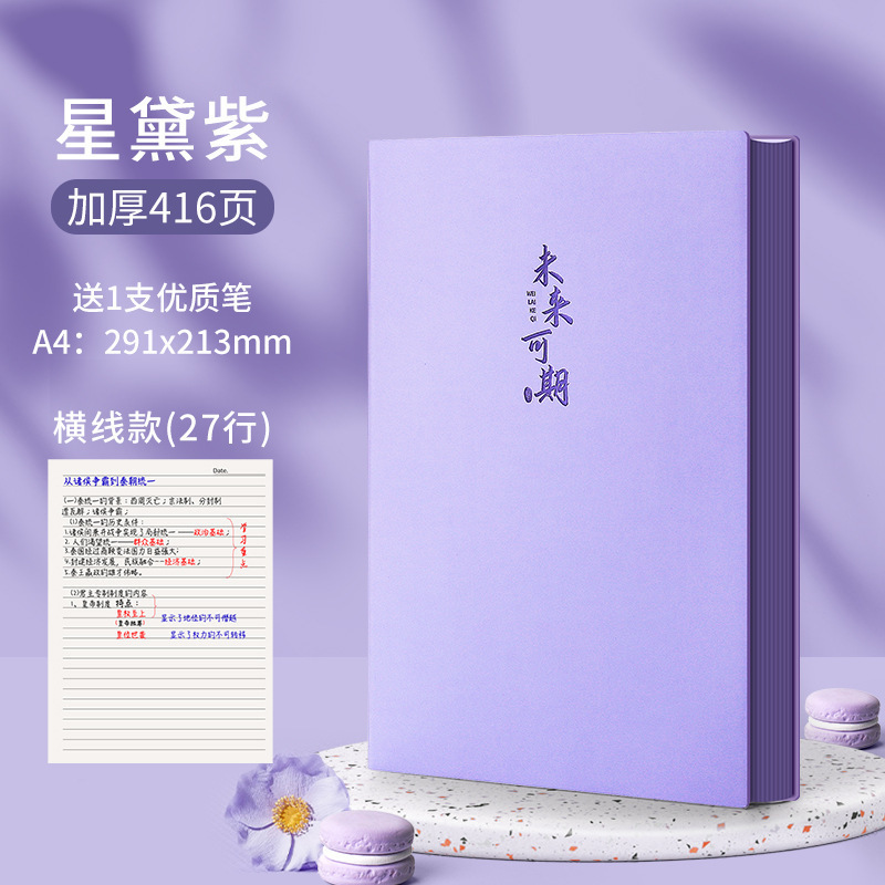 ルーズリーフのノートの大きいサイズは厚いです。|undefined