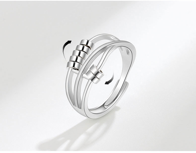 1 Piece Lady Flower Copper Plating Zircon Womenu0027S Open Ring