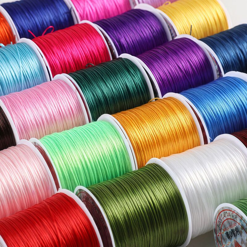 Factory Direct Sales Flat Silk Elastic Thread Thread Bead Thread Will Not Break DIY Bracelet Elastic Rope Beaded Bracelet Thread Factory Direct Sales Flat Silk Elastic Thread Thread Bead Thread Will Not Break DIY Bracelet Elastic Rope Beaded Bracelet Thread