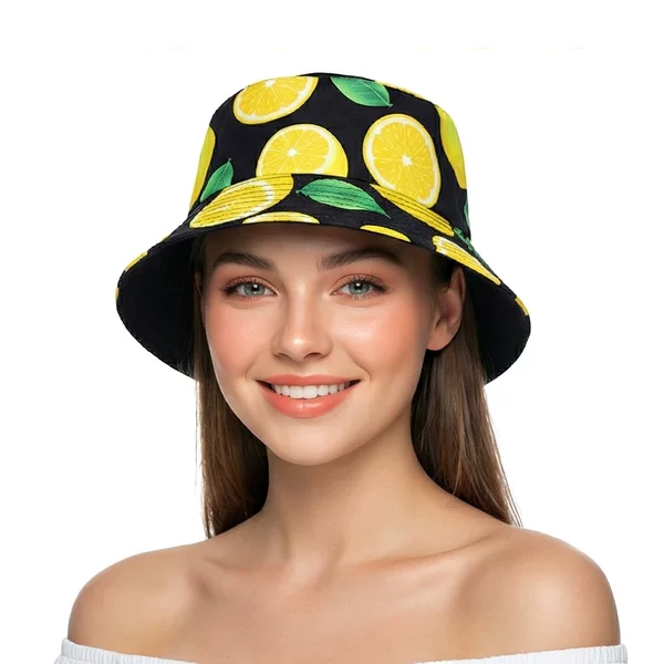 European and American Hip-Hop Graffiti Bucket Hat for Women, Trendy Brand, Ins-Style Street Retro Sun Hat, Outdoor Sunshade Hat, Wholesale from Manufacturer