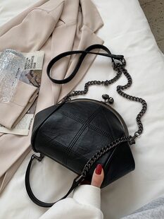 Summer solid color capacious wallet, shoulder bag, one-shoulder bag, chain bag