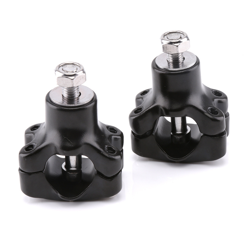 Motocicleta retro código de presión manillar de aleación de aluminio asiento fijo reducción 28,6mm manillar presión universal código bloque de presión