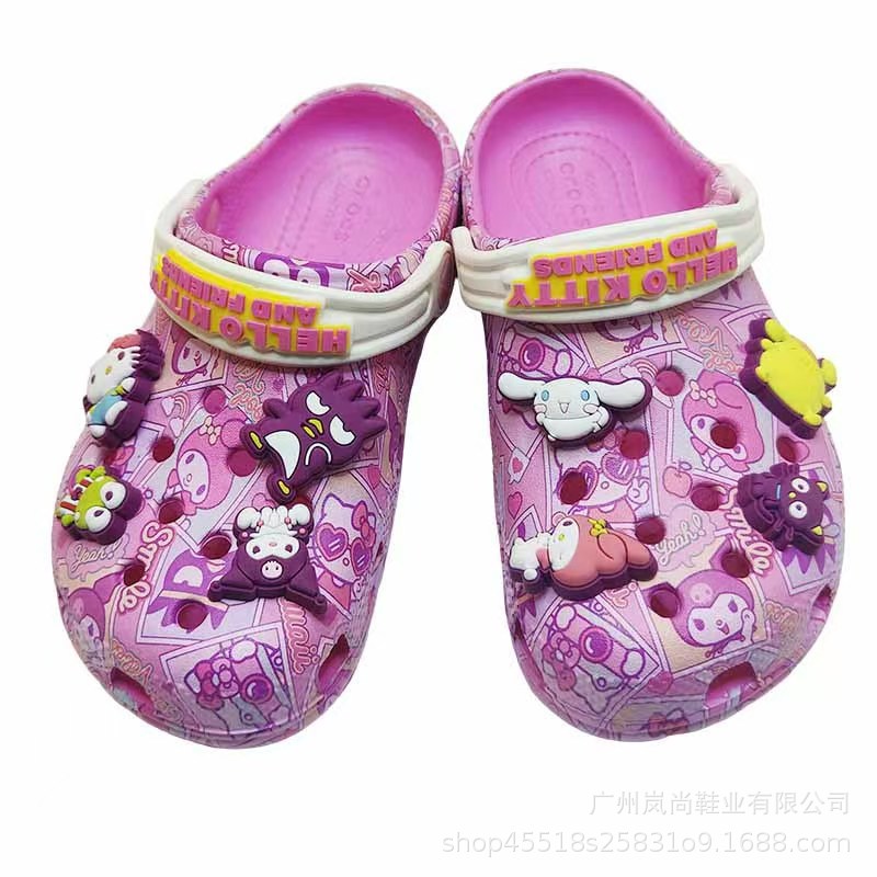 Zapatos con agujeros para niños estrella clásicos Sandalias de bebé para hombres y mujeres Verano para niños pequeños y medianos Baotou antideslizante e impermeable marea se puede vender al por mayor