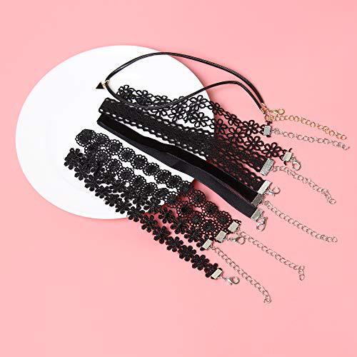 Amazon Cross Border Clavicle Chain Necklace Gothic Necklace Gothic Tattoo Lace Chokers Collar
