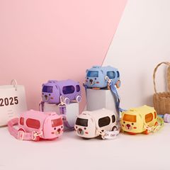 萌え趣味赤ちゃんバス水筒ストローカップ子供男子学生学校ストローカップかわいい幼稚園カップ
