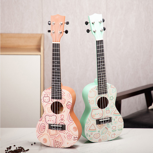 Ukulele, a cute instrument resembling a small guitar, with high aesthetic appeal, colorful, cross-border e-commerce, dropshipping