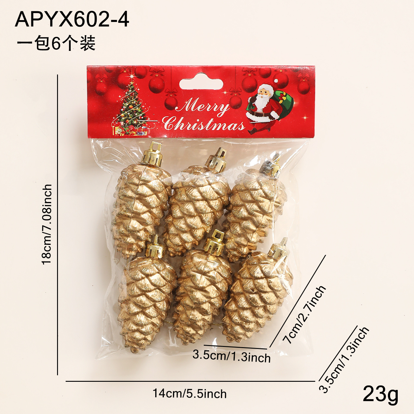 Transfronterizos retro oro plástico estereoscópico estrella de pino estrella de embalaje decoración de árbol de Navidad colgante diseño de escena image 10