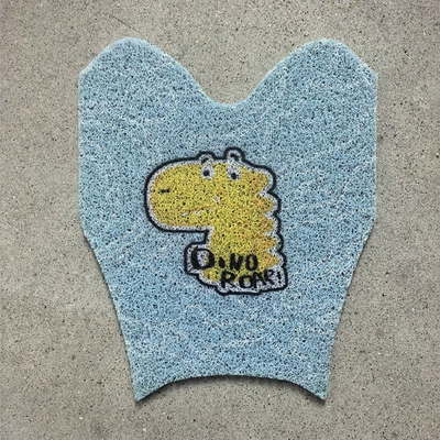 Electric vehicle foot mat — Ring Foot Pad Pad - yellow-dinosaur-no-9-f90m
