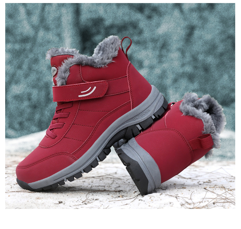 Stivali da neve da donna, da uomo, in cotone, scarpe da ginnastica, antiscivolo, comode, unisex, leggere, traspiranti_voghion.com