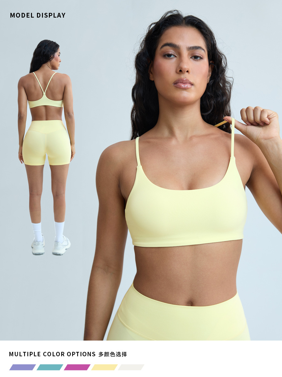 LimeDeer Sports Bra Impact Support / Removable Pads / Tank Top 1
