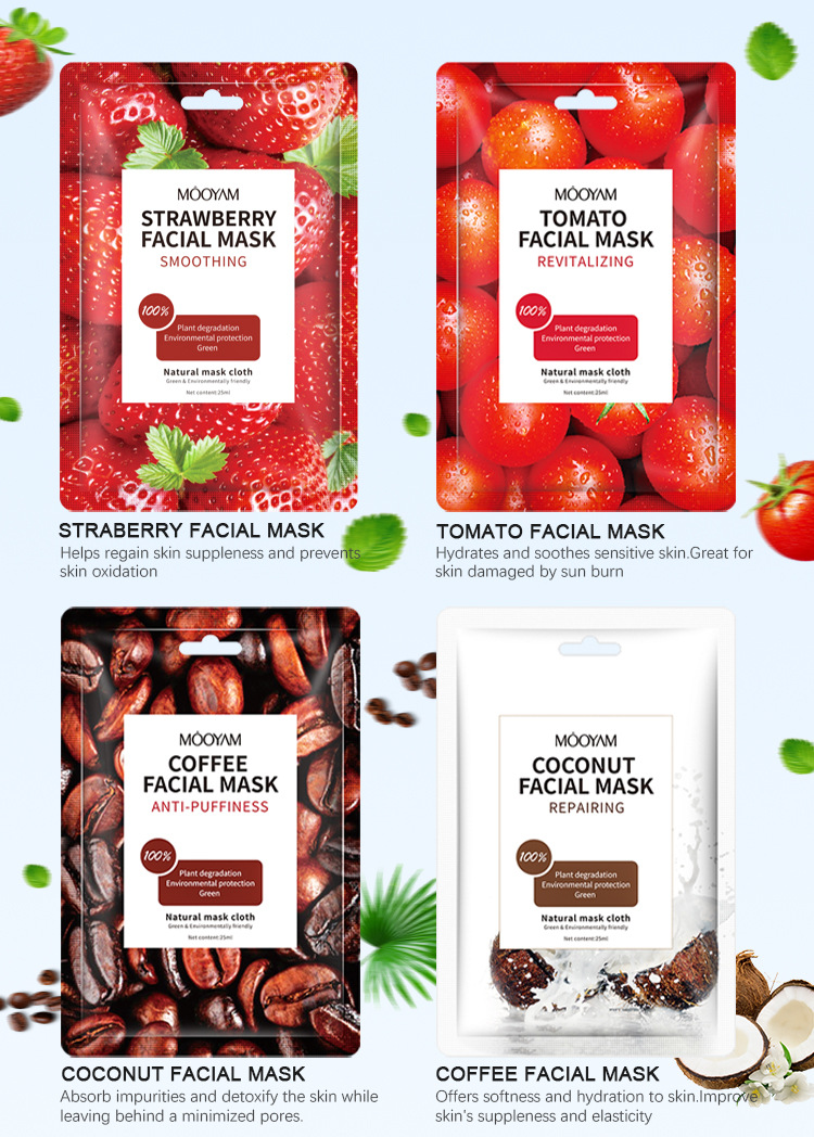 MOOYAM11款天然有机水果面膜
