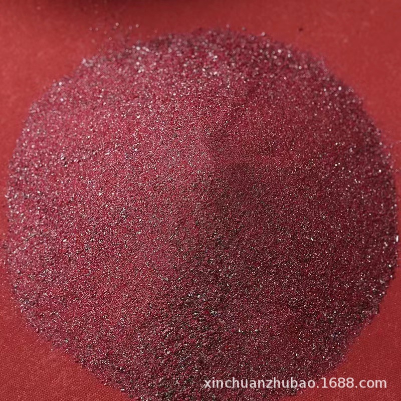 천연 생 광석 순수 CINNABAR 입자 CINNABAR 병 펜던트 남성과 여성을위한 조롱박 수공 보라색 금 모래