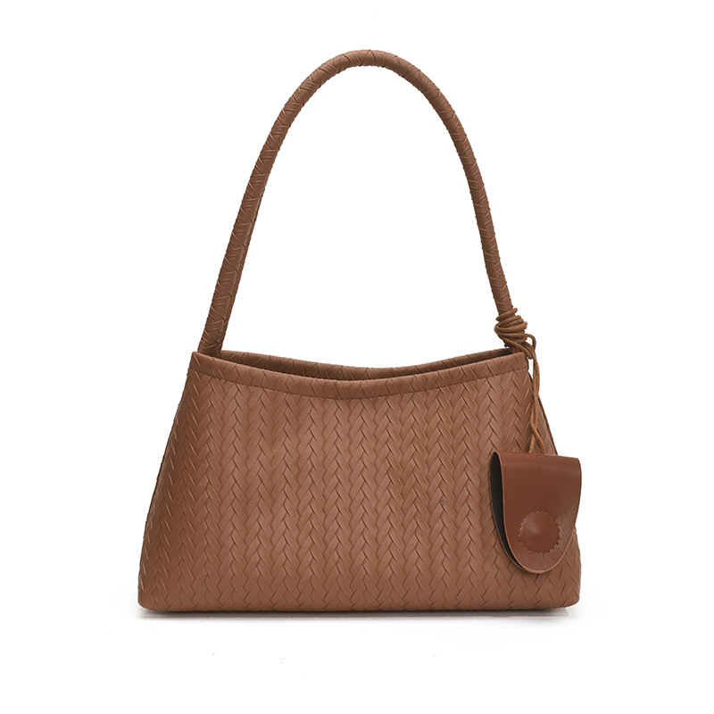 2025 New French Niche Elegant Women's Handbag Luxury Minimalist Shoulder Bag Underarm Baguette Bag - Thumbnail 7