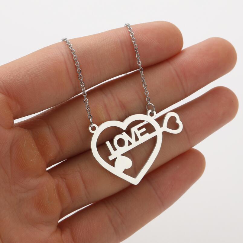 Fashion Geometric Stainless Steel Titanium Steel Plating Pendant Necklace_colorza_6