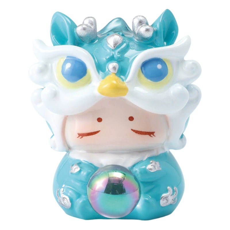 Новая коллекционная фигурка в китайском стиле: девятихвостая лиса Тушань, третья серия, случайный выбор, хит продаж, винтажный дизайн, микс, настольные украшения