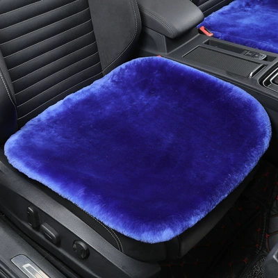 Winter Wool Single Piece No: Seat cushion, seat cover - royal-blue-4949cm