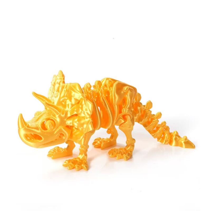 3D打印三角恐龙夜光儿童创意玩具关节可动鱼缸造景手办摆摊爆|undefined