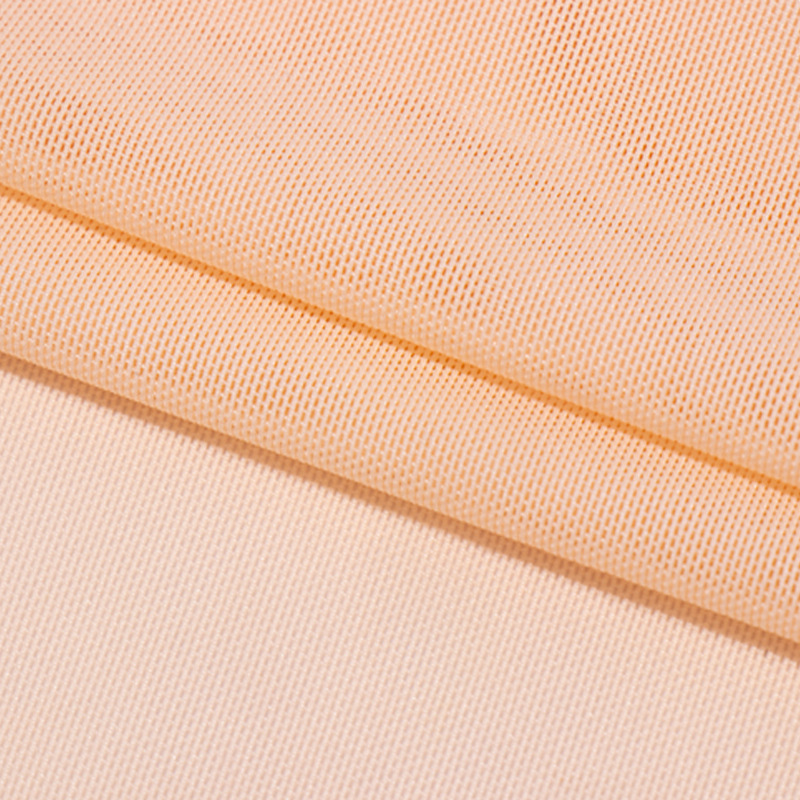 轻薄内衣文胸面料触感丝丝滑透气亲肤排汗瑜伽侧片运动护具里料布