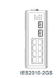IES2010-2GS 三旺 支持2路千兆光（SFP插槽）8路百兆电 3onedata-阿里巴巴