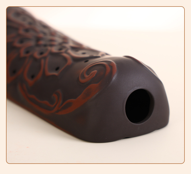 Red Bian Stone Moxibustion Neck Pillow with Mugwort Lotus Design Warm Compress Home Moxa Device details