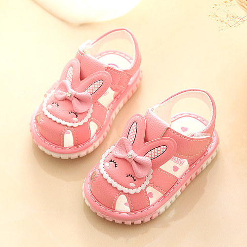  summer baby shoes sandals princess shoes soft sole toddler shoes children's sandals embroidered baby girl shoes 0-2 years old