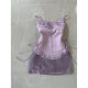 Sweet Pure Desire Style Lace Stitching Short Camisole Women's Summer High Waist Hip Half-length Skirt Two-piece Set