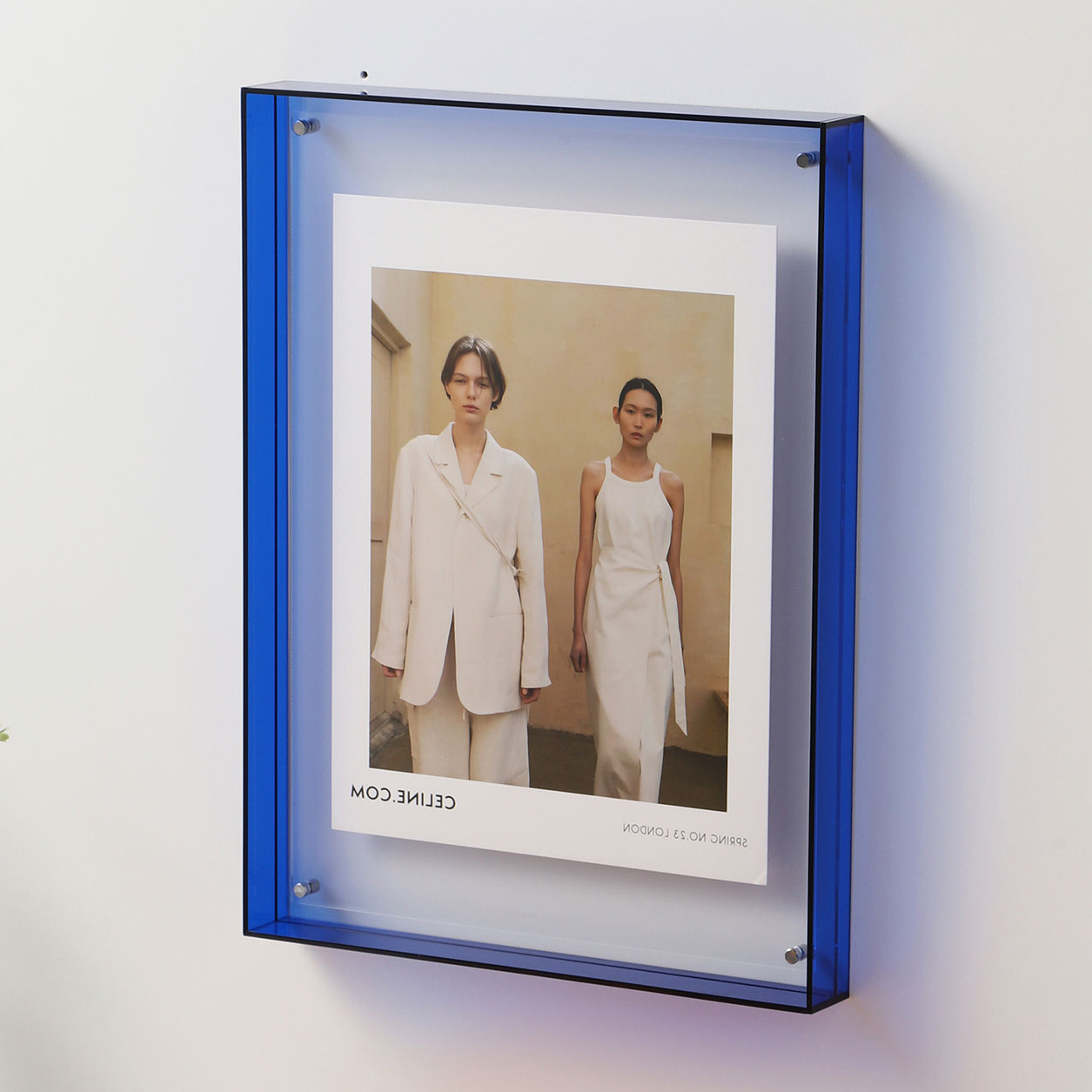 亞克力相框定製 照片擺台透明簡約壁畫框寫真海報收納掛牆照片框