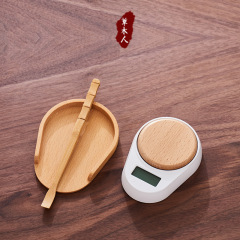 Tea weighing high-precision electronic tea measuring device mini weighing tea scale traditional Chinese medicine scale electronic scale tea gram scale unlimited tea rules