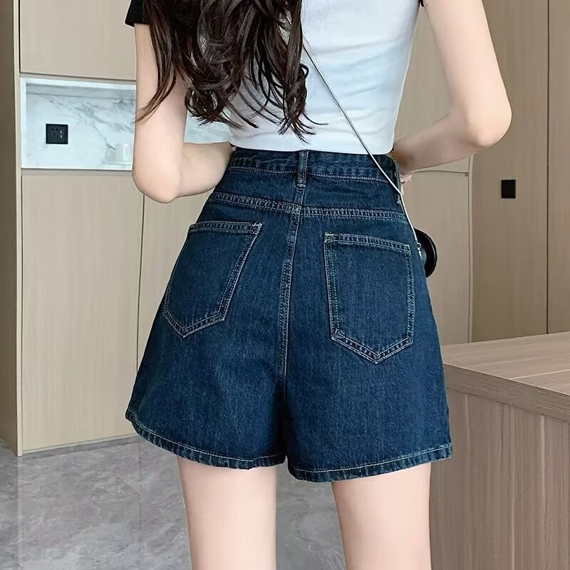 Denim Shorts Skirt Skirt Pants Women's Spring and Summer Seasons New Style Wrap Skirt High Waist Thin A-Line Lined Hip Shorts Denim Shorts Skirt Skirt Pants Women's Spring and Summer Seasons New Style Wrap Skirt High Waist Thin A-Line Lined Hip Shorts