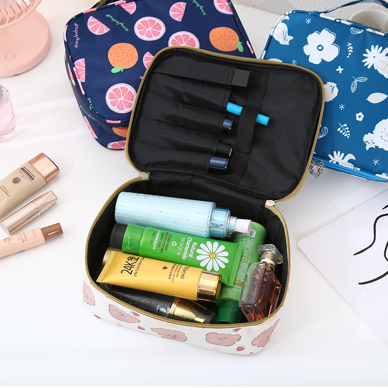 Girl Wash Bag Bear Student Handbag Net Red Ins Cosmetic Bag Portable Small Travel Cute Storage Bag