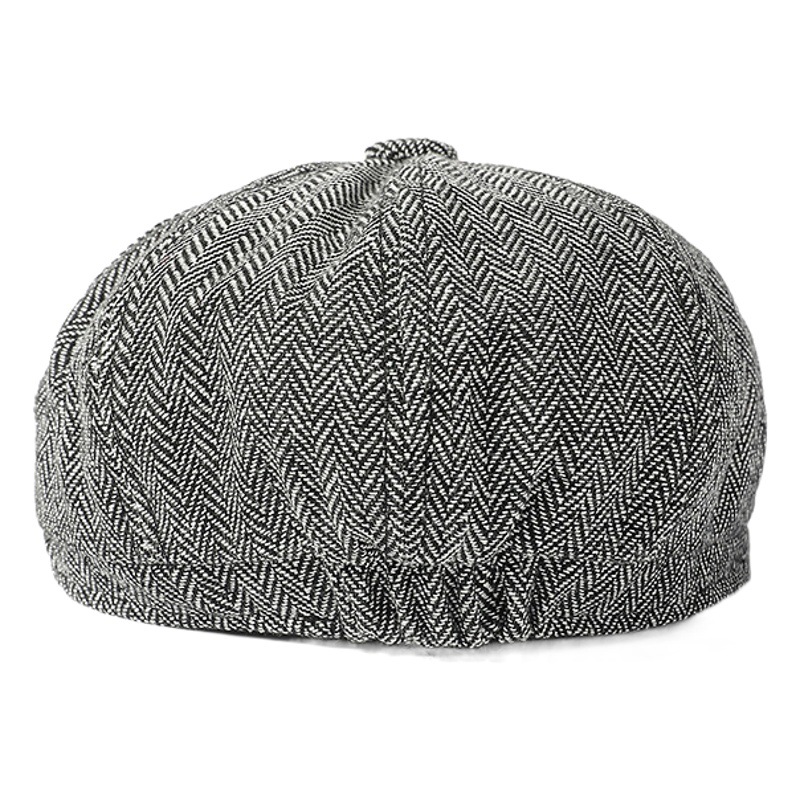 Baixiaoyuan retro espiga octogonal sombrero hombres boina estilo europeo y americano pintor sombrero artístico casquillo