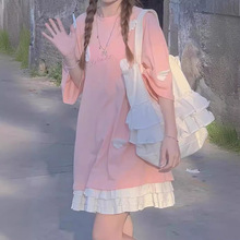 夏季酷盐系少女感穿搭洋气减龄甜美小个子学院风T恤+短裙两件套装