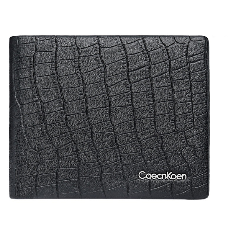 Genuine Wallet Men's Short Genuine Leather 2020 New Fashion Brand Men's Wallet Cowhide Genuine Wallet
