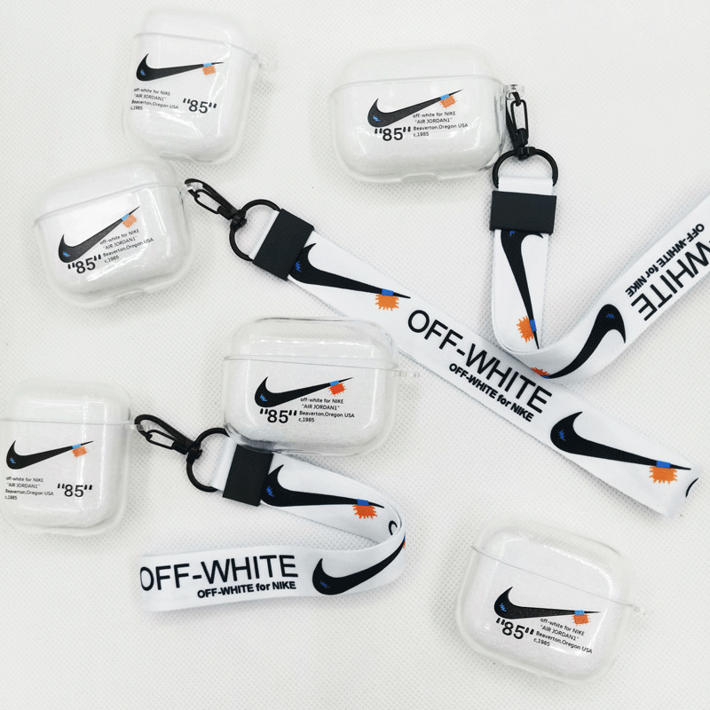 Factory Custom-Made AirPods Protective Cover 3Rd Generation Nike Trendy Brand Off White Apple Earphone Case Protective Cover