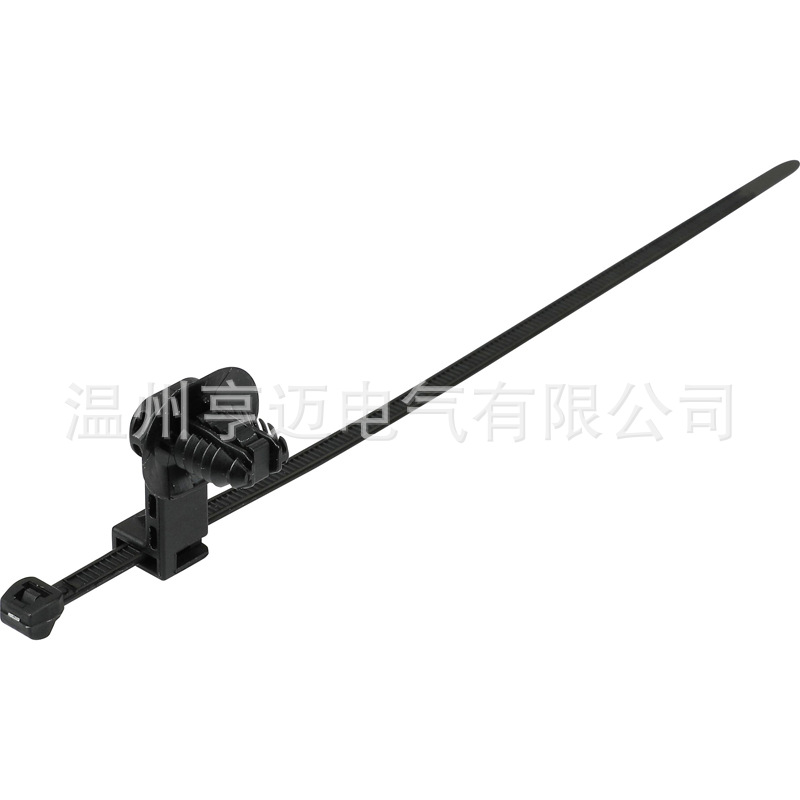 杉树形插销飞机头扎带偏置加长头部汽车线路磨菇螺纹头扎带