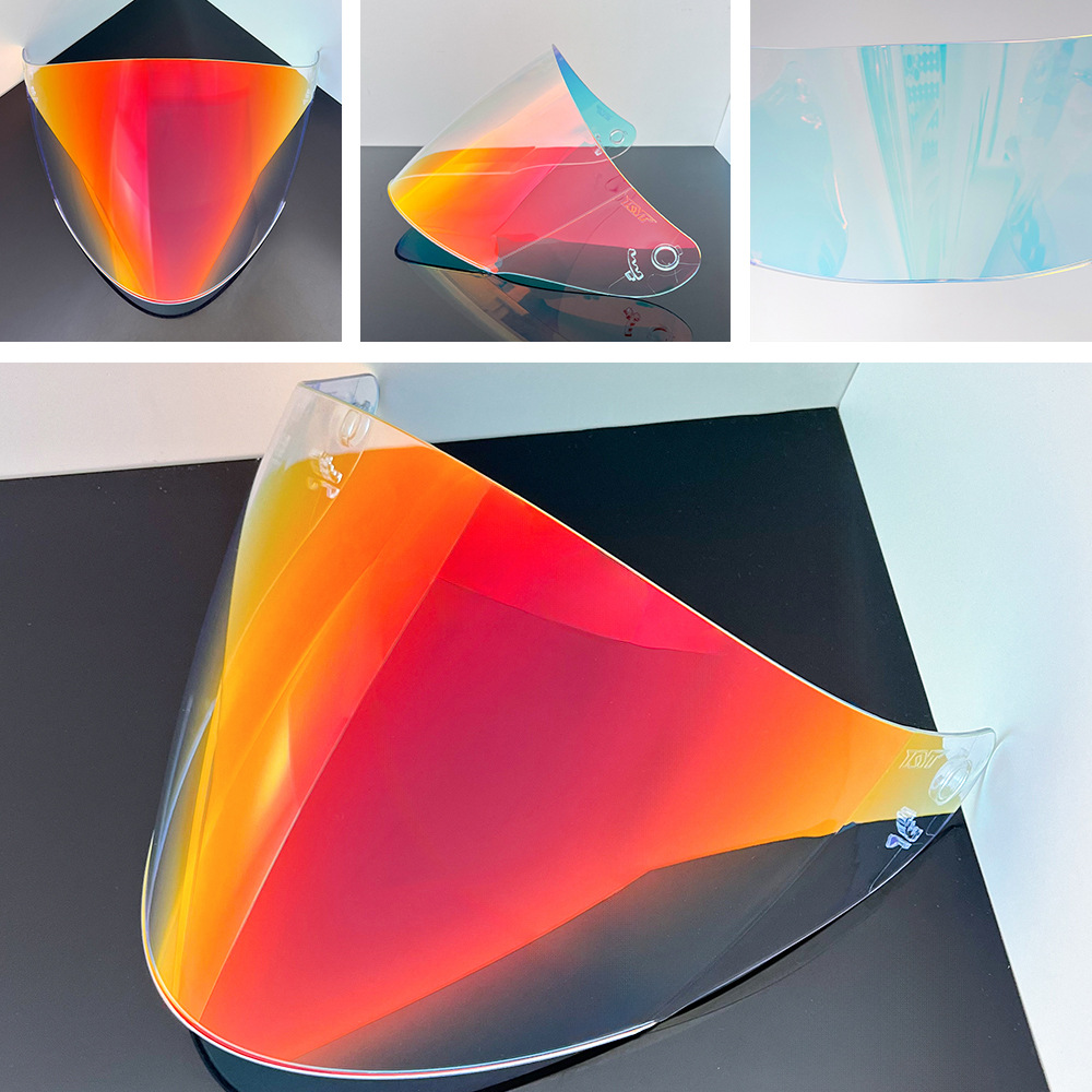 GP HD Half Helmet Lens Windproof Dustproof UV Multicolor Day and Night Universal Helmet Mirror