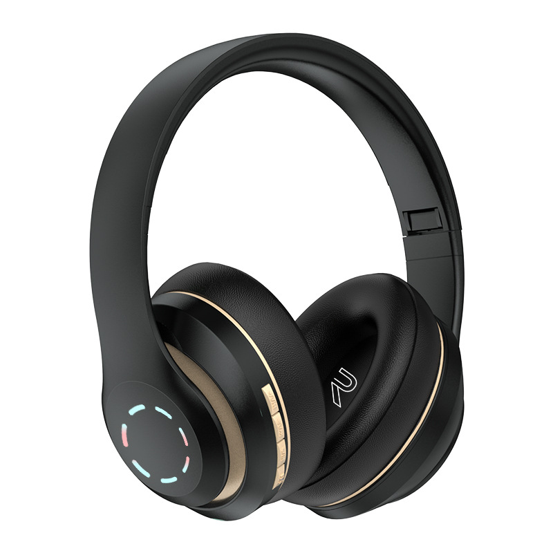 RGB Wireless Over-Ear Headphones – Bluetooth 5.4, 40-Hour Playtime, Built-in FM Radio & TF Card Slot, 3D Bass Sound_voghion.com