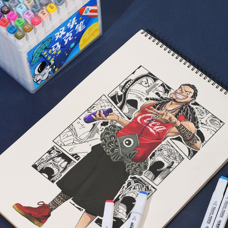 Marcador de bolígrafo para estudiantes dibujados a mano animación artística conjunto especial de herramientas de dibujo para niños clase de capacitación graffiti grueso pintura