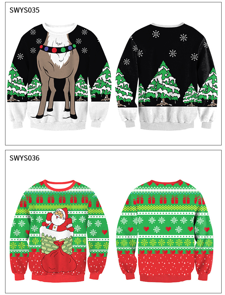 2023 New 3D Digital Print Pullover Sweater SWYS_voghion.com