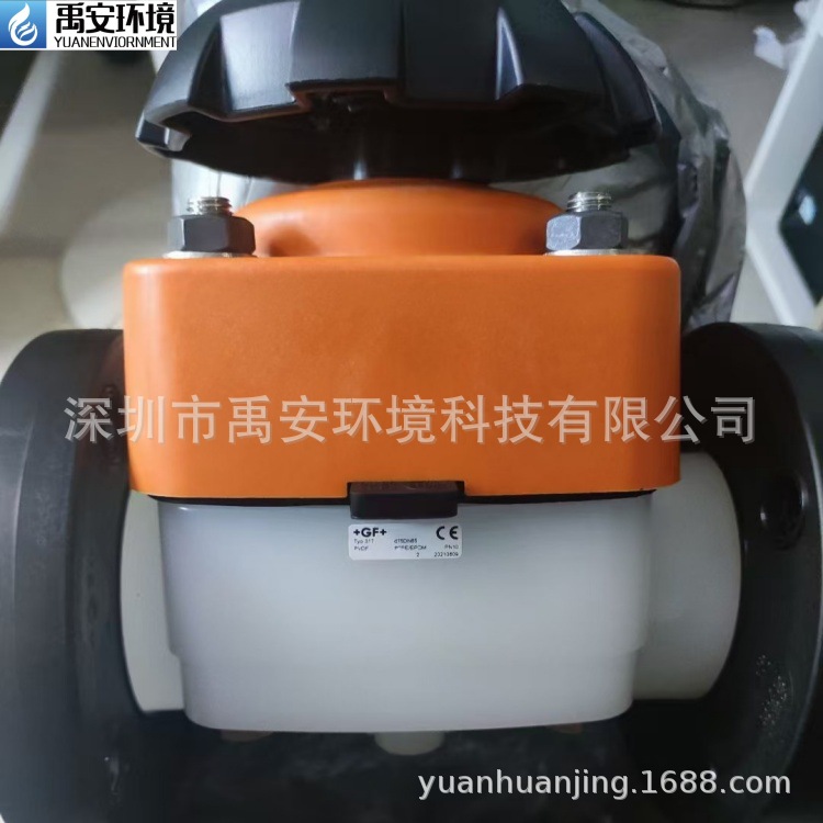 瑞士GFPPHKS-546型气动法兰式球阀