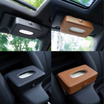 Car tissue box/set, Storage Box Hanging Car Sun